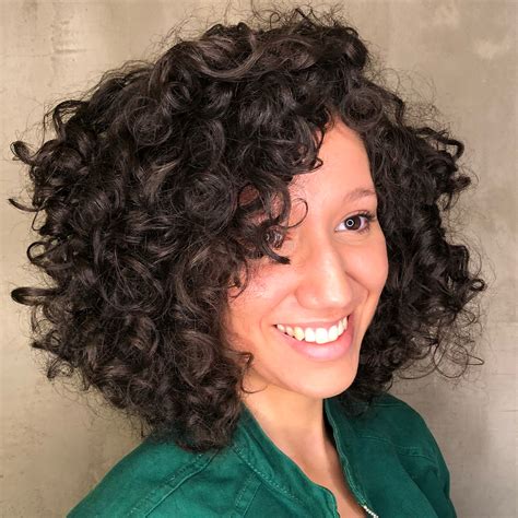 bob with curls at the end|shoulder length curly bob hairstyles.